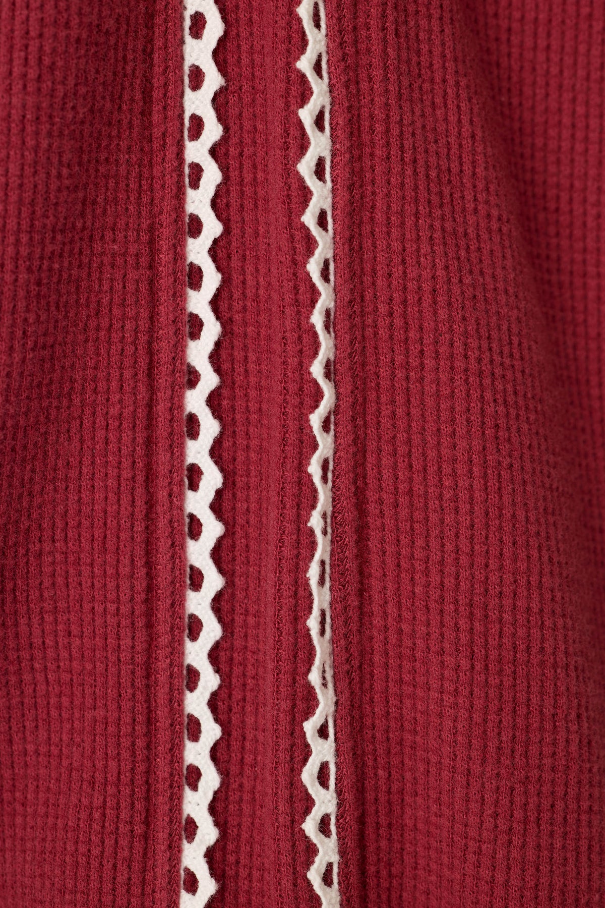 Weekday Waffles Rue Lounge Pants - DARK WINE