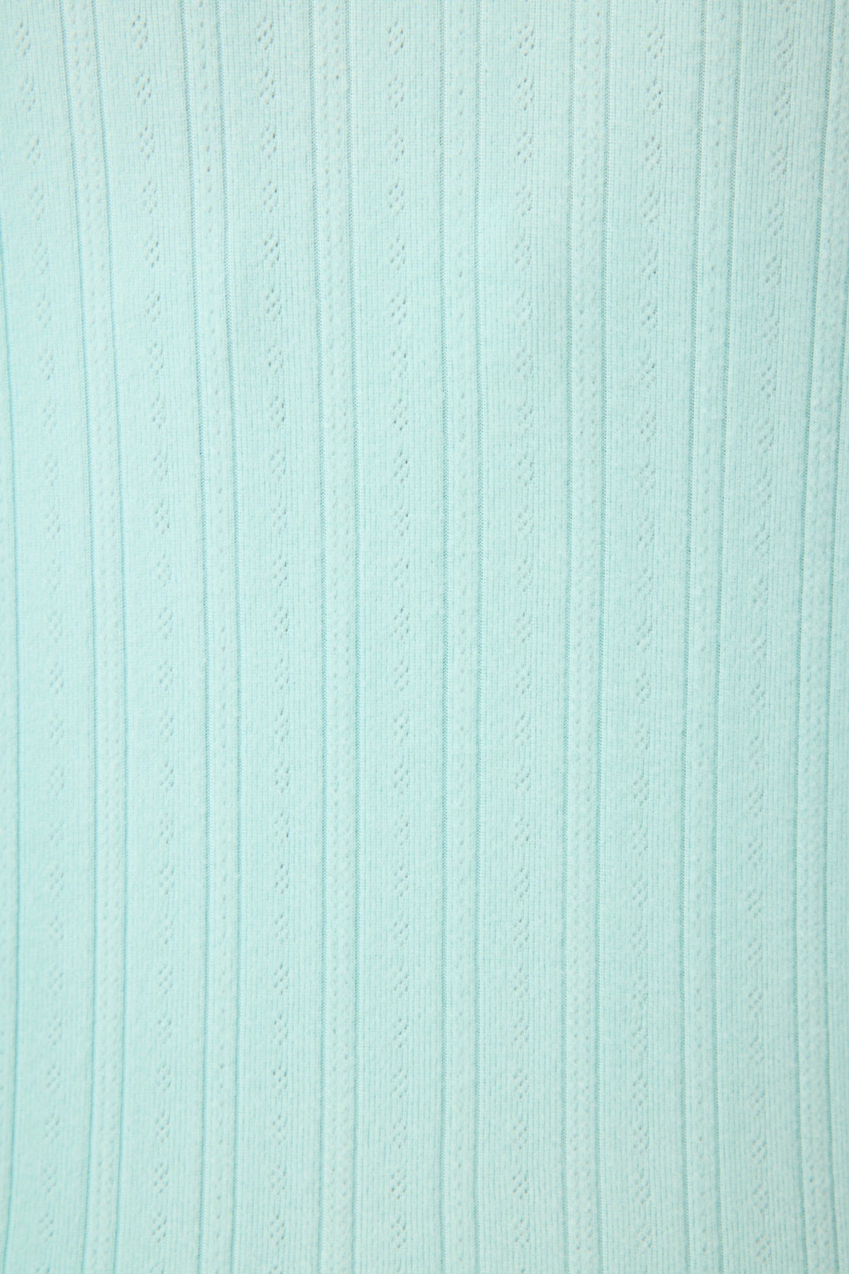 Pointelle Essentials Solid Mint Shorts - LIGHT MINT