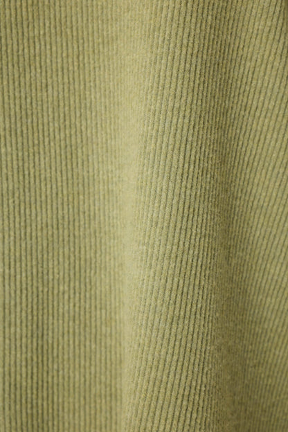 Soft Olive Rib Knit Lounge Tank Top - H DARK OLIVE