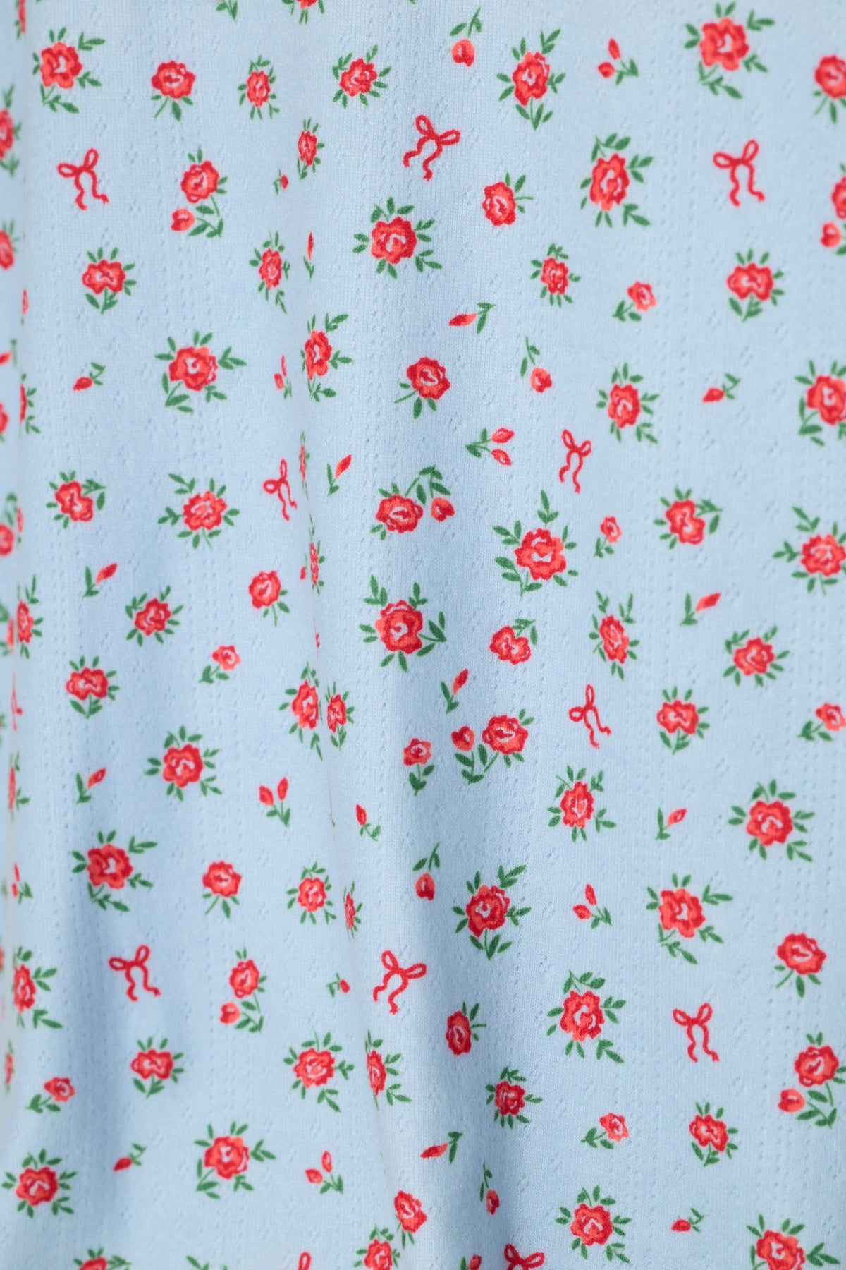 Festive Florals Blue Floral Print Pajama Pants - SKYRIDE