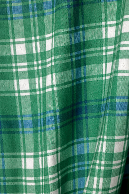Plaid About You Blue & Green Plaid Jogger Pajama Pants - BLUE GREEN