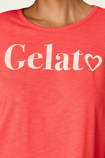 Playful Prints Gelato Love Graphic T-Shirt - HIBISCUS