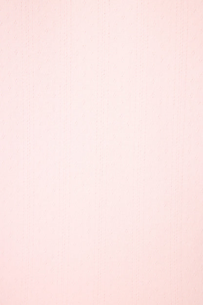 Pointelle Essentials Ballet Pink Open Leg Pants - BALLET PINK