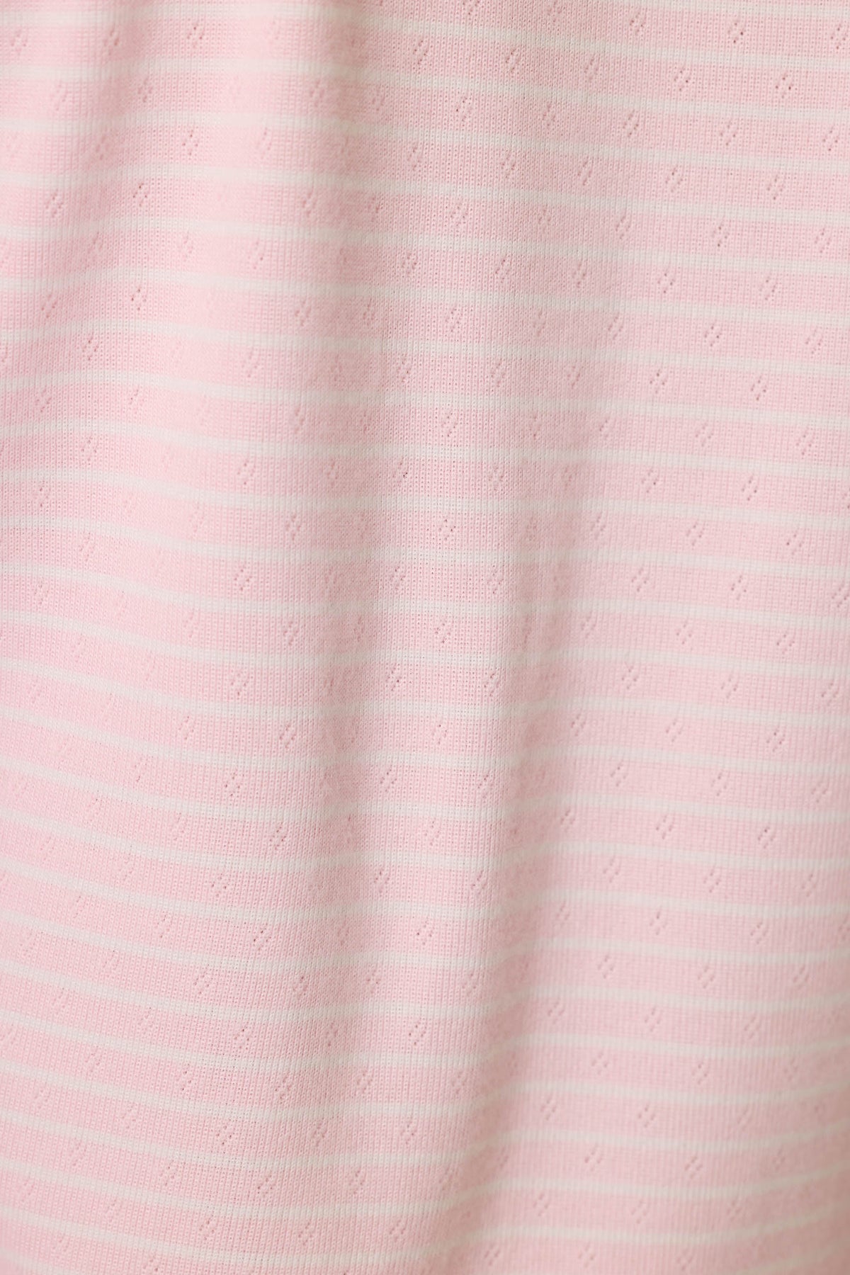Pretty Stripes Tender Pink Pointelle Cardigan - TENDER PINK
