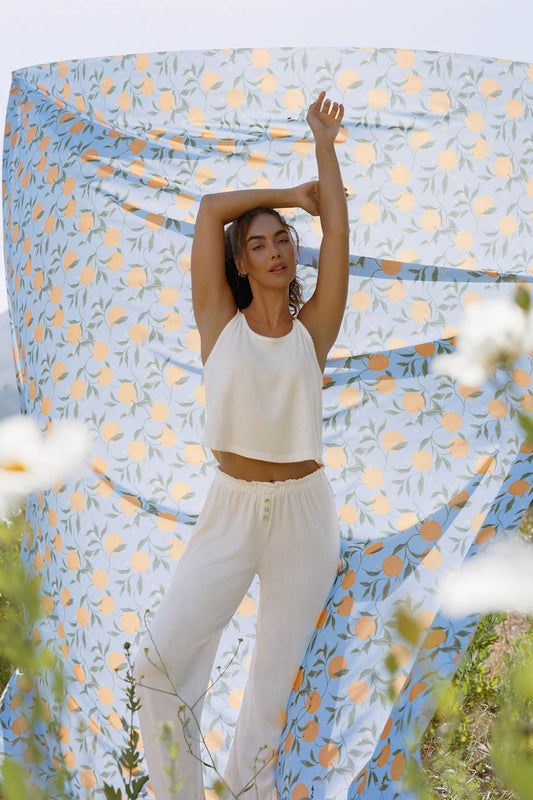 Pointelle Essentials Ivory PJ Set - IVORY
