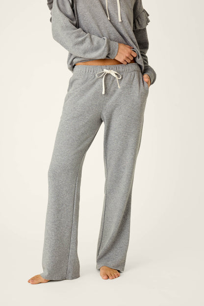 Femme de Noel Heather Grey Lounge Pants - DARK H GREY