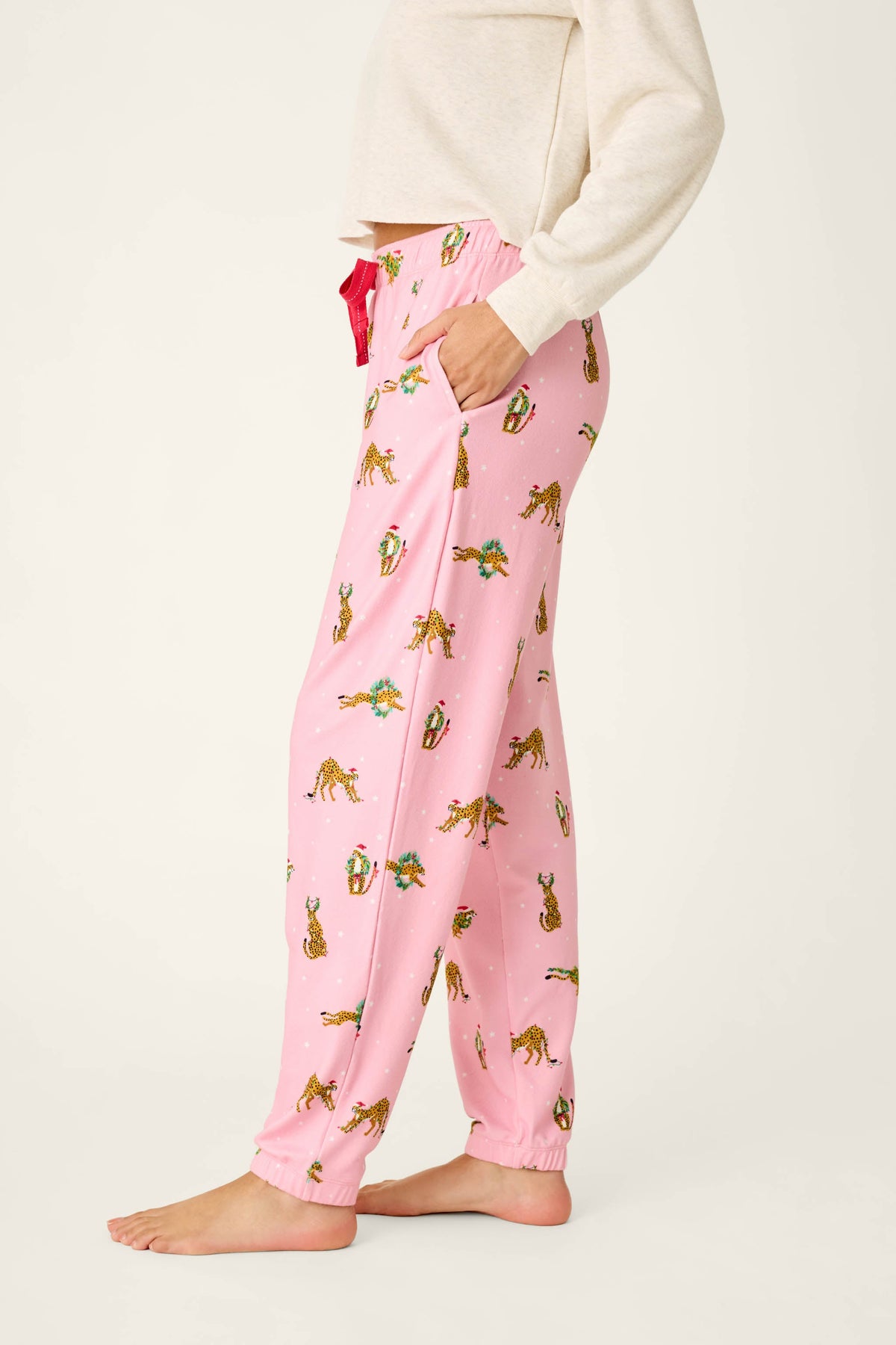 Very Merry Wild for the Holidays Jogger Pants - PINK ORCHID