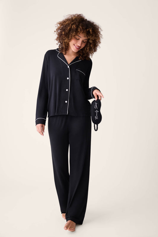 Modal Dreams Black 3-Piece PJ Set - BLACK