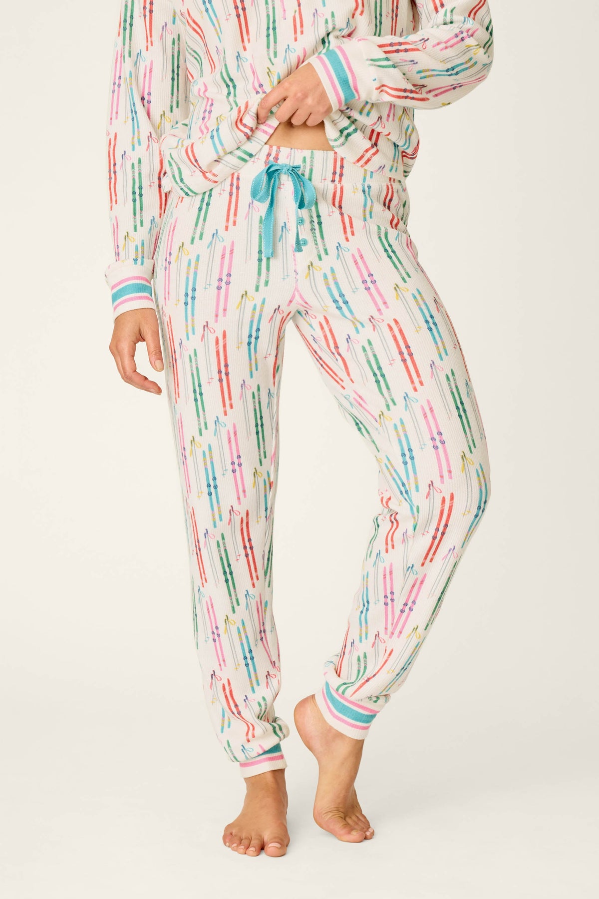 Après All Day Ski Print Jammie Pants - IVORY