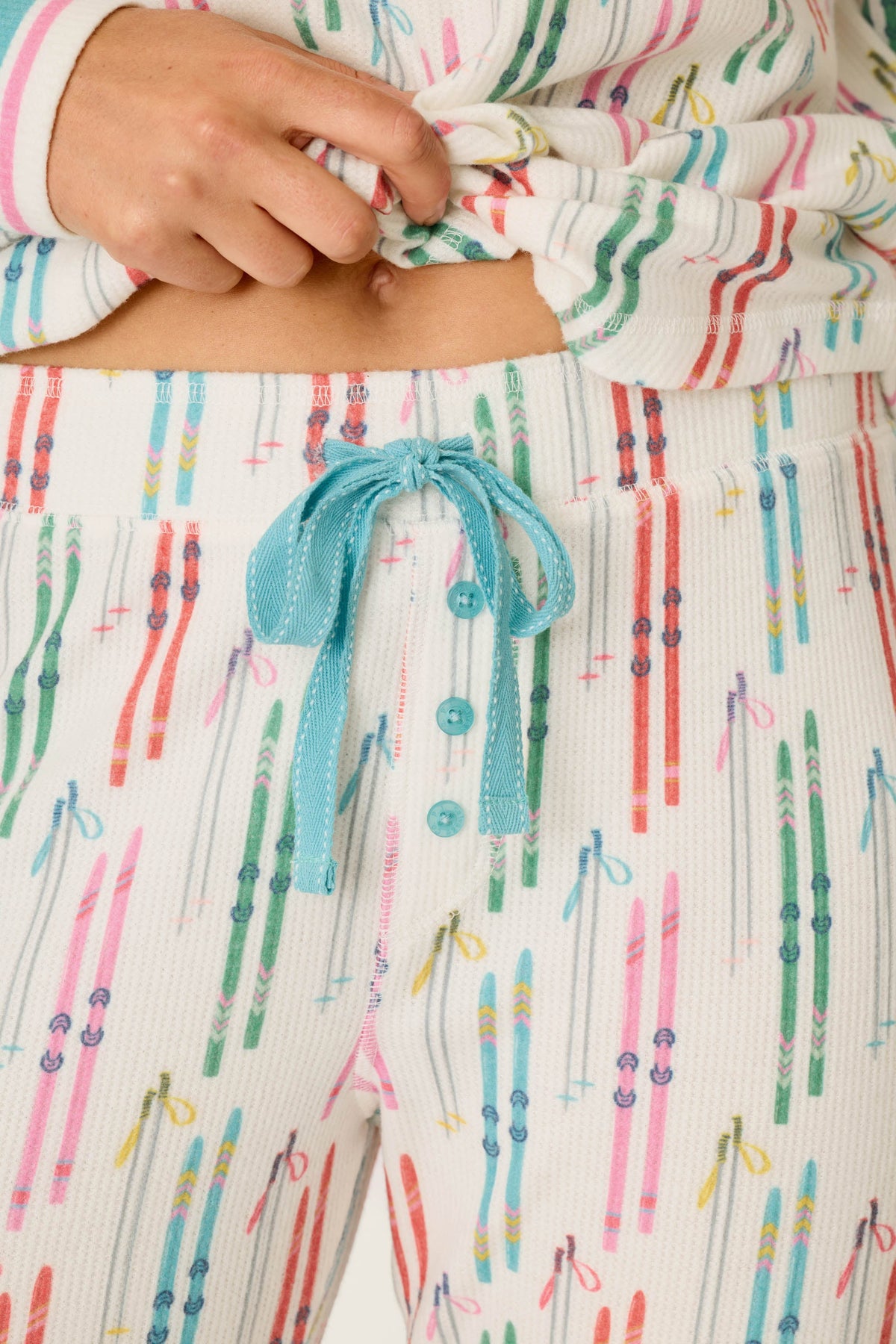 Après All Day Ski Print Jammie Pants - IVORY