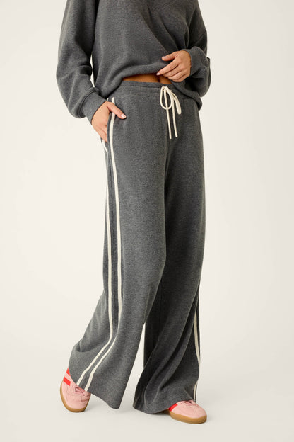 Weekday Waffles Honey Charcoal Lounge Pants - H DARK CHARCOAL