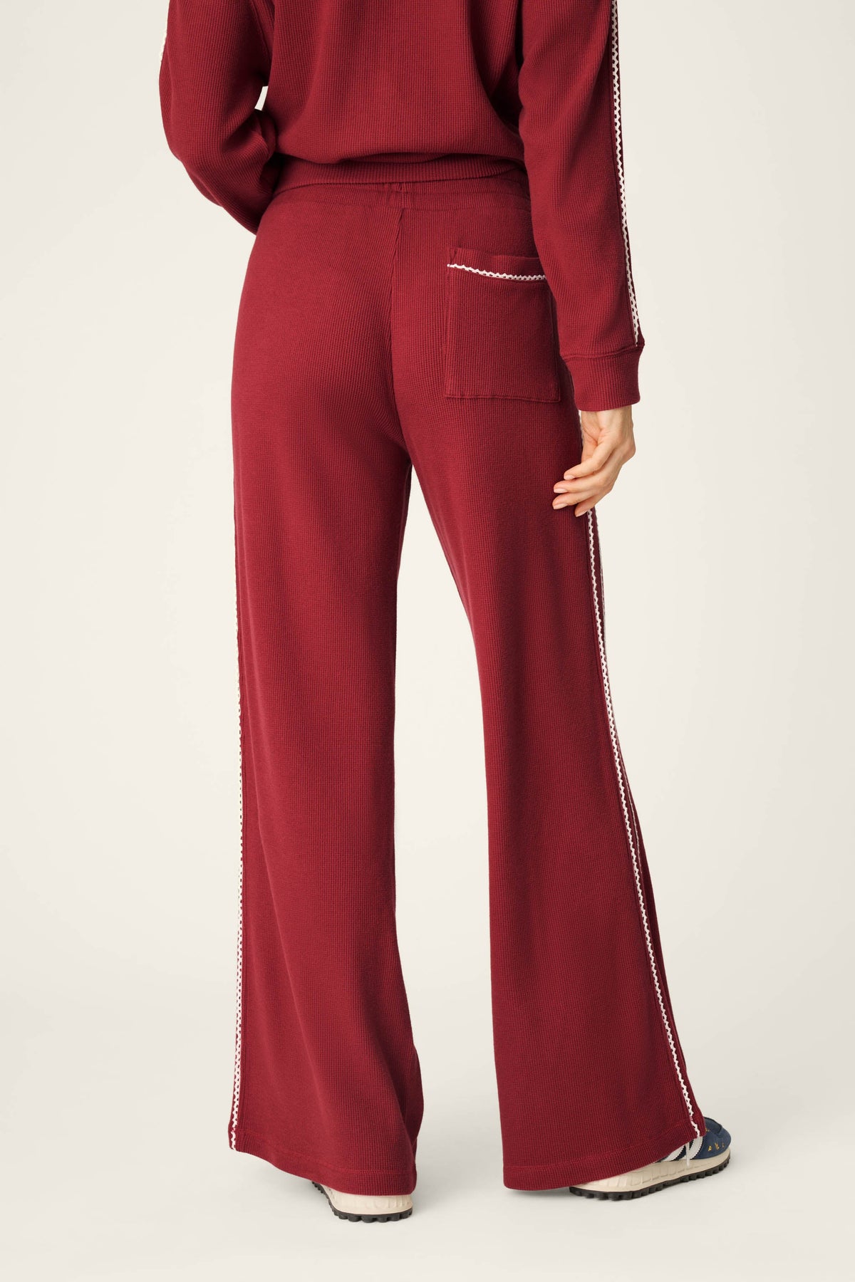 Weekday Waffles Rue Lounge Pants - DARK WINE