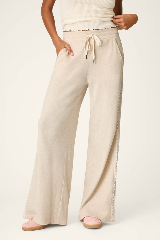 Weekday Waffles Oatmeal Rue Lounge Pants - H OATMEAL