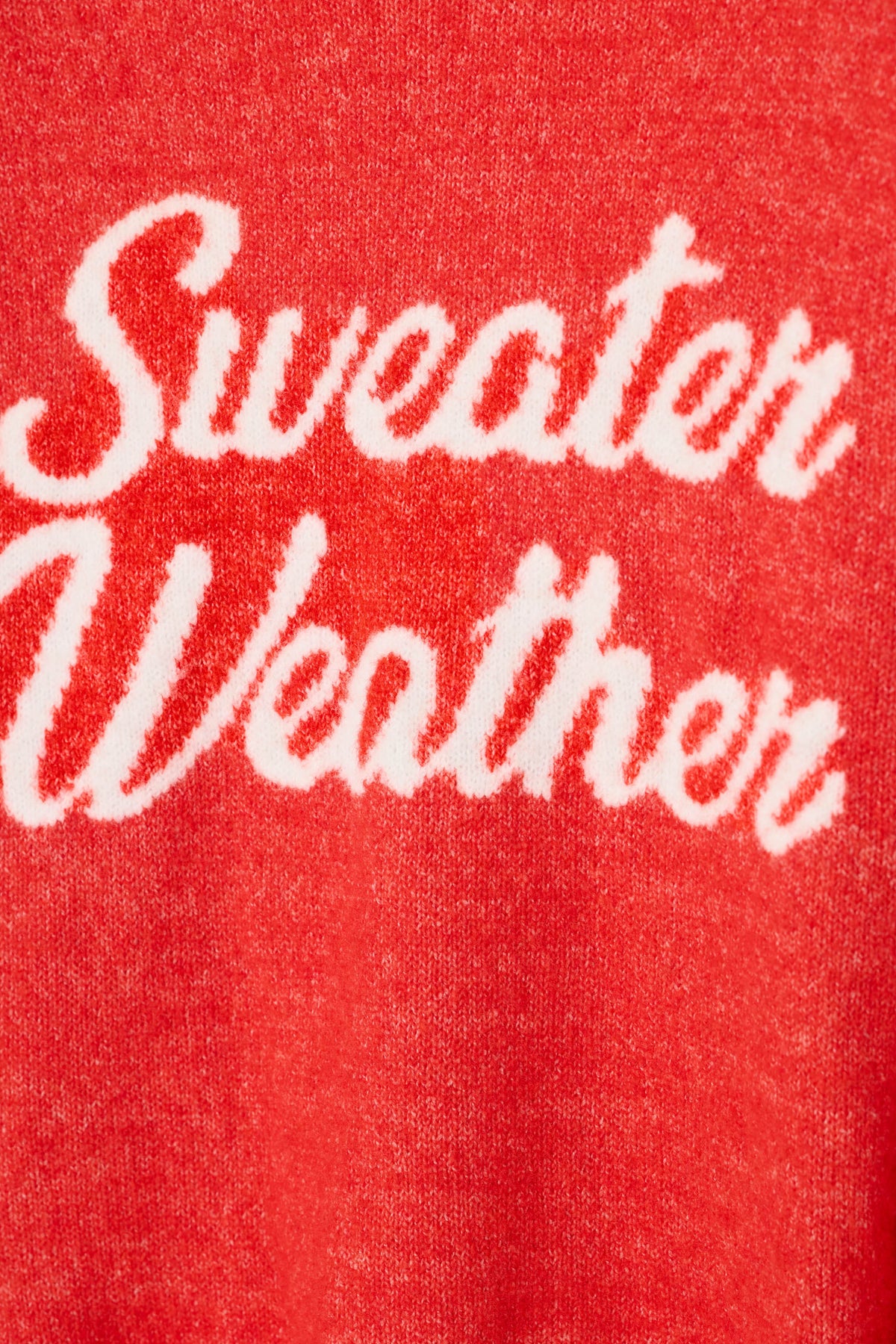 Sweater Weather Snuggle Sweater - RUBY