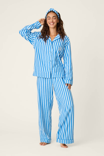 Snowflake Icon 3-Piece Long Sleeve Flannel PJ Set - COAST