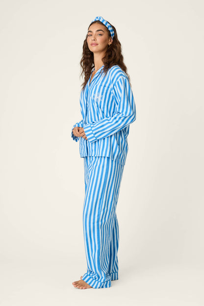 Snowflake Icon 3-Piece Long Sleeve Flannel PJ Set - COAST