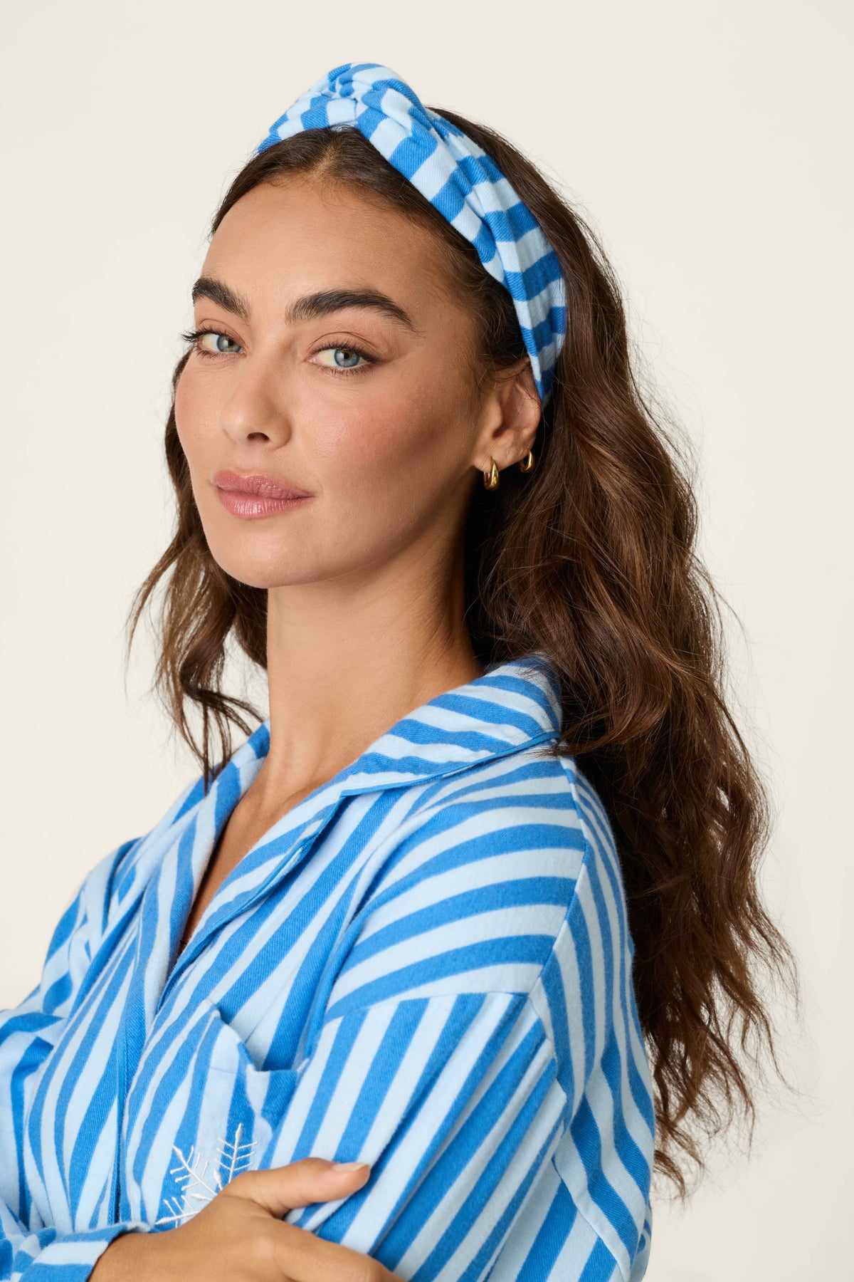 Snowflake Icon 3-Piece Long Sleeve Flannel PJ Set - COAST