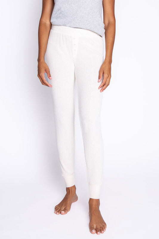 Textured Essentials Stone Jammie Pants - Stone